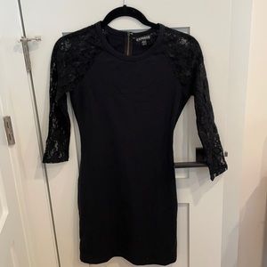 Express Black Bodycon Dress - Size S